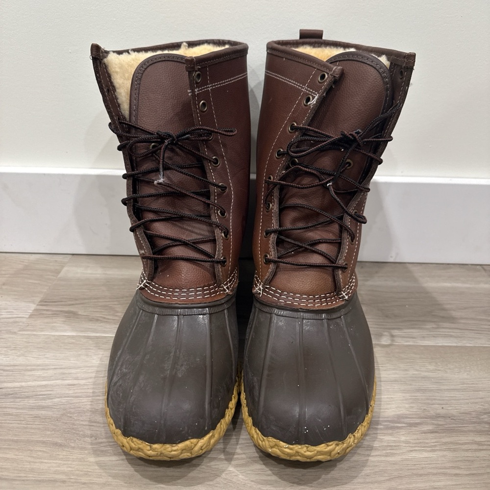 Classic L.L. Bean Lined Bean Boots Men’s Size 13